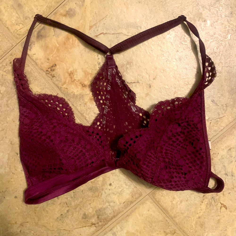 Victoria secret body razorback front closure bra